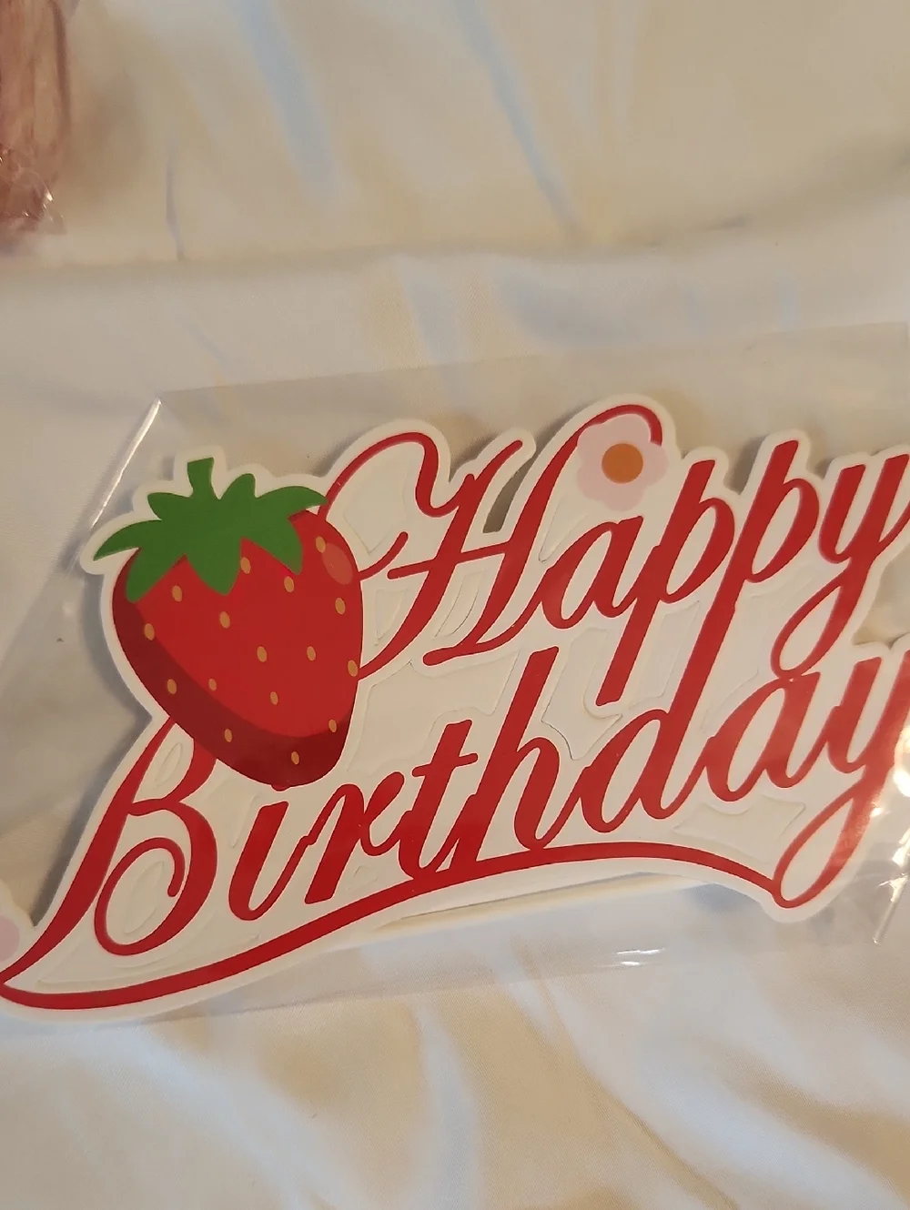Strawberry Pink Birthday Party Set